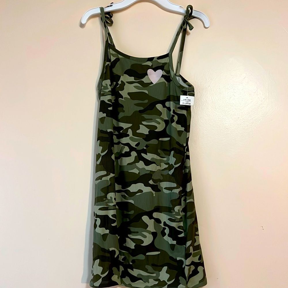 Epic Threads Girls Camo Tank Dress Sz XL